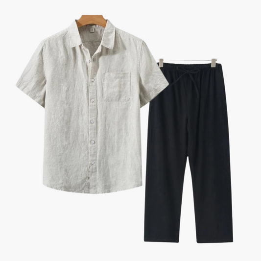 Summer Linen Set (Short Sleeve)