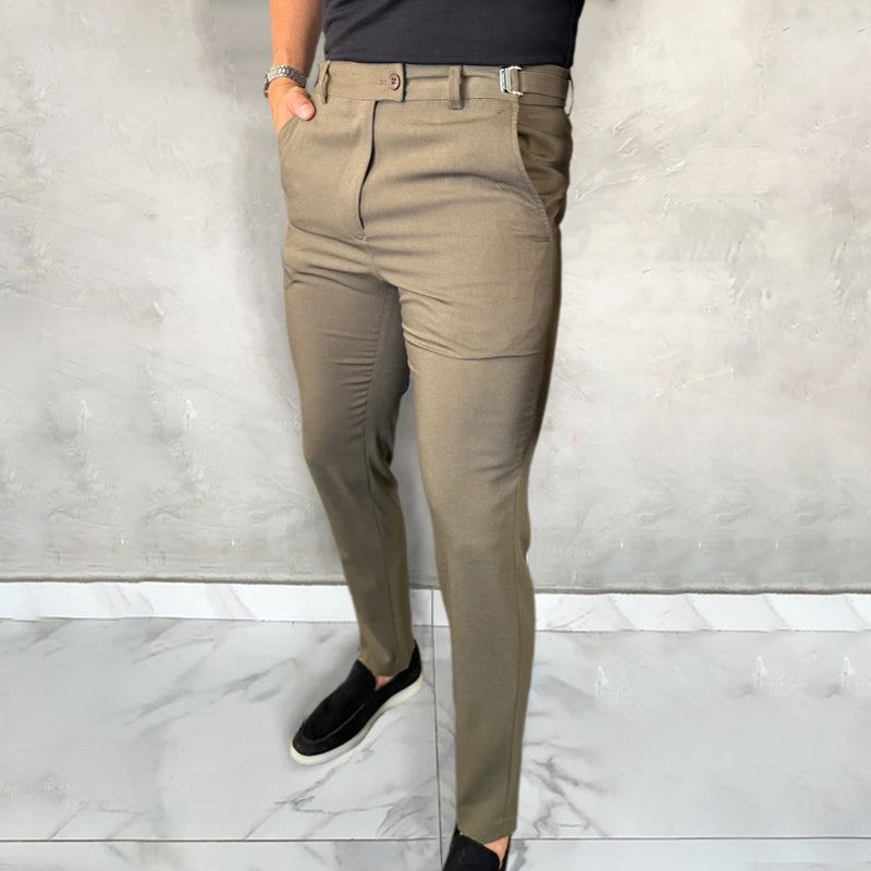 Slim Fit Stretch Pants for Men