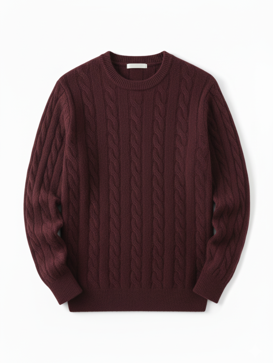 Cashmere Cable-Knit Sweater