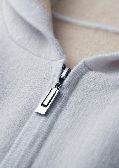 PREMIUM CASHMERE ZIPPER HOODIE