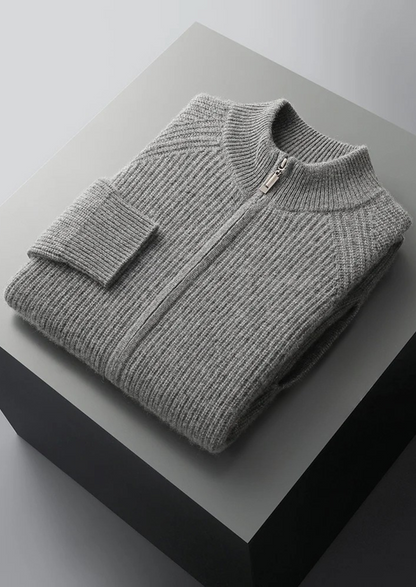 PREMIUM CASHMERE RIBBED VEST