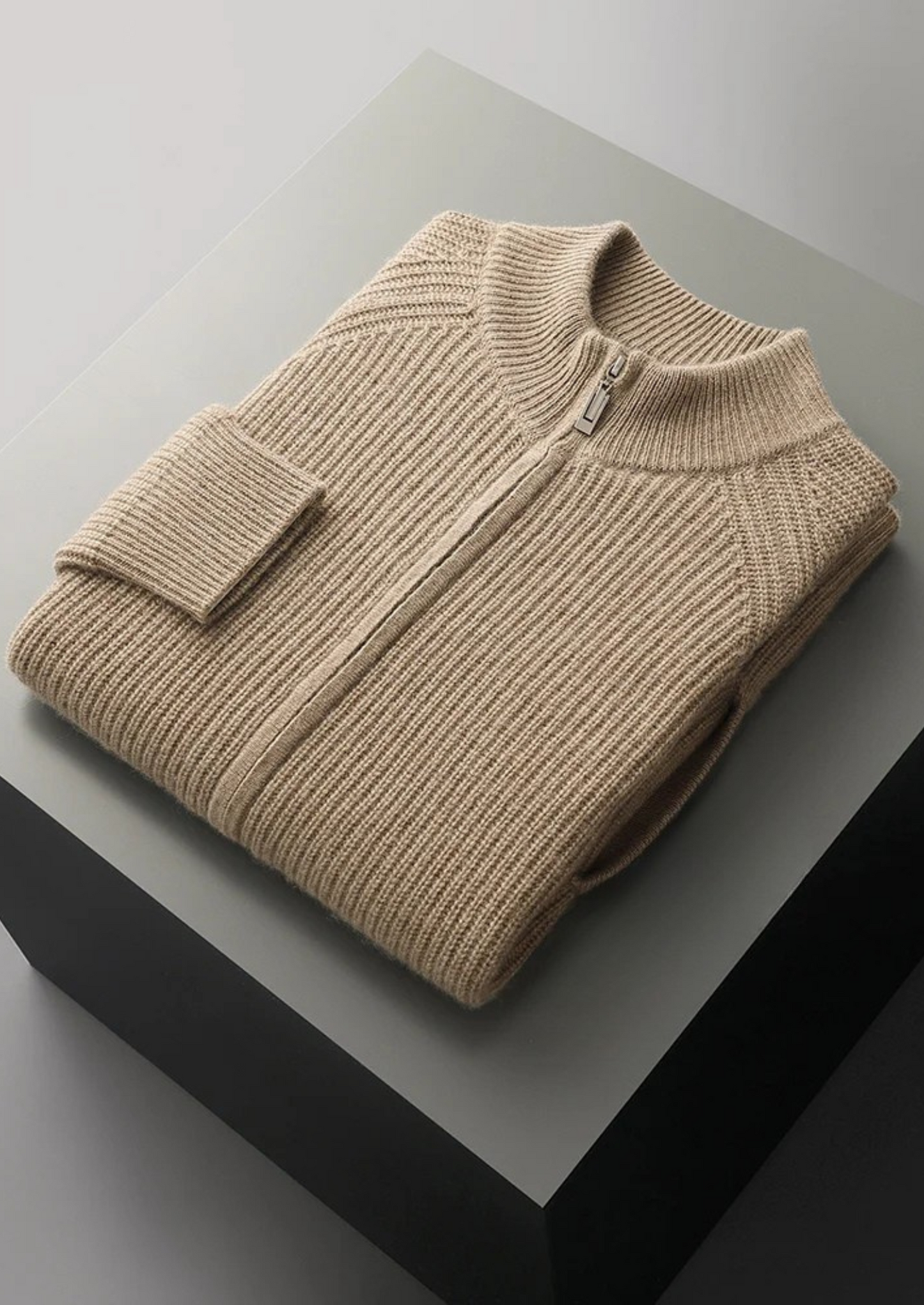PREMIUM CASHMERE RIBBED VEST
