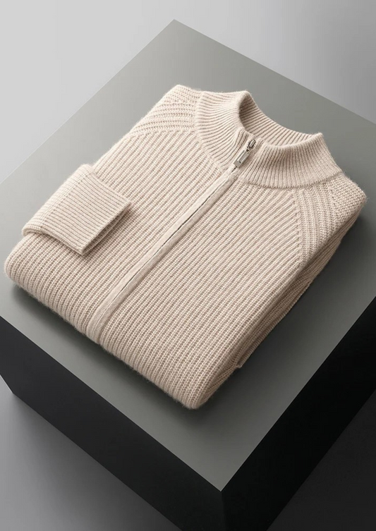 PREMIUM CASHMERE RIBBED VEST
