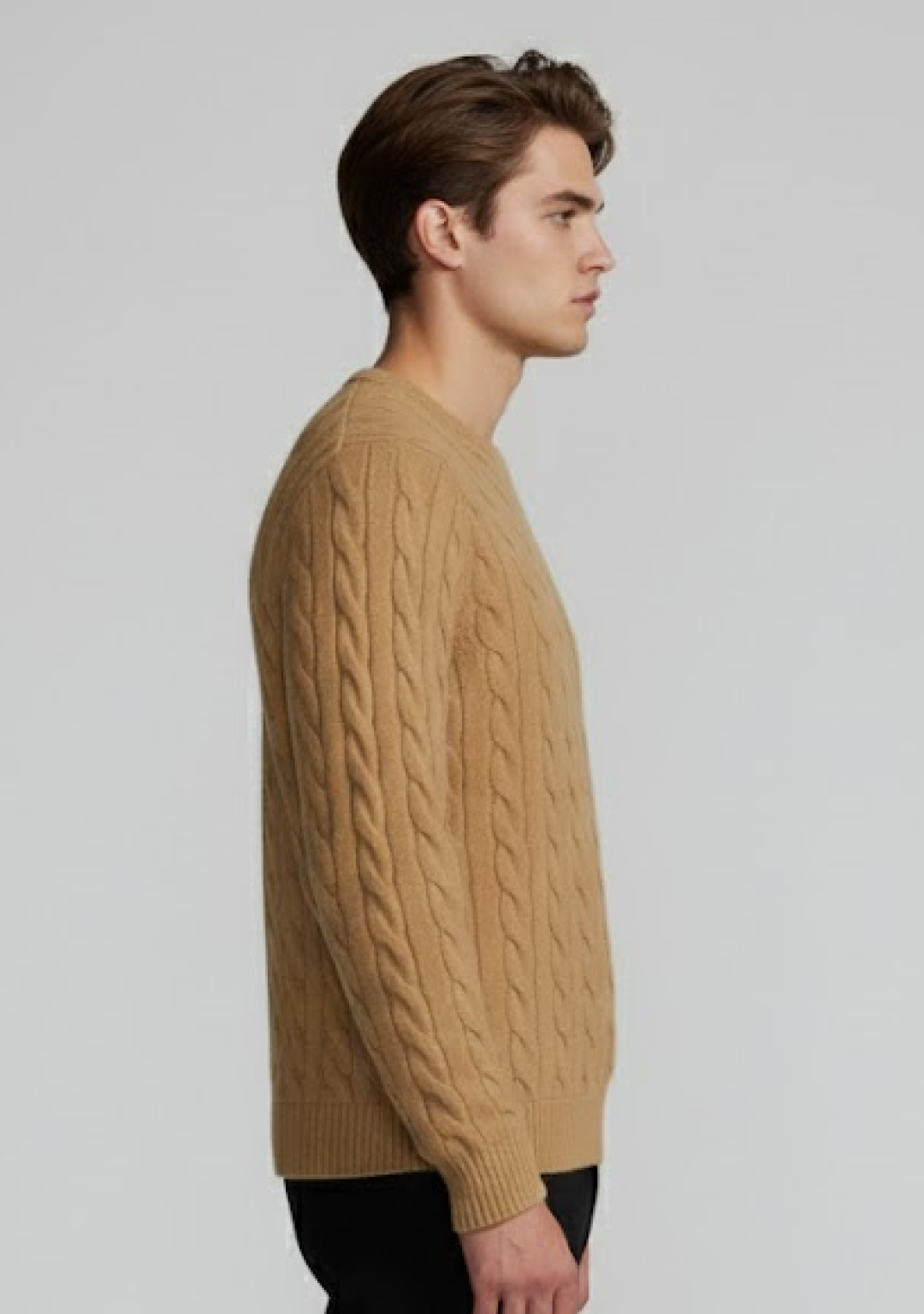 Pure Cashmere Cable-Knit Sweater