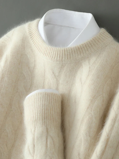 Cashmere Cable-Knit Sweater