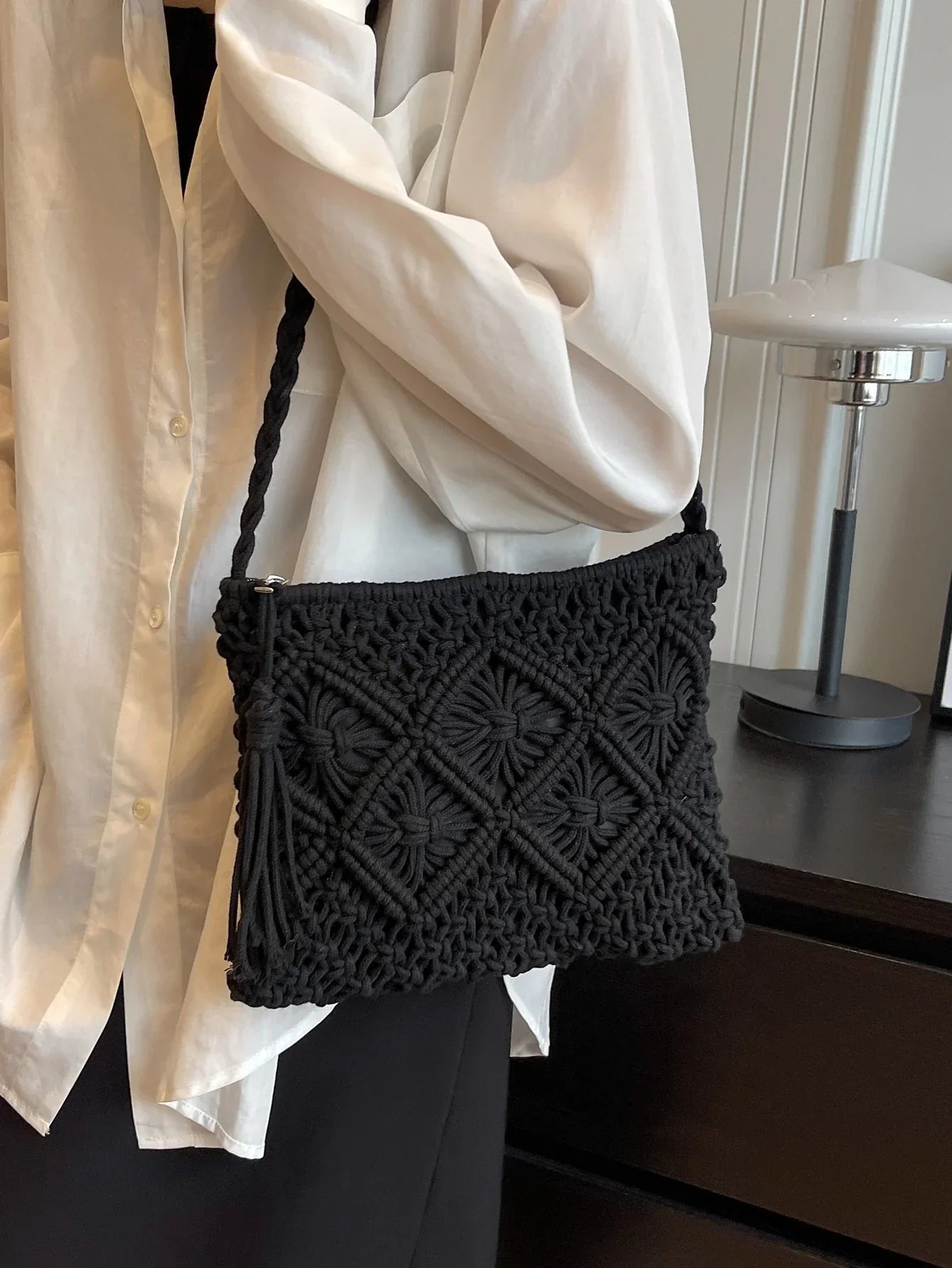 Ava™ | Woven Crossbody Bag
