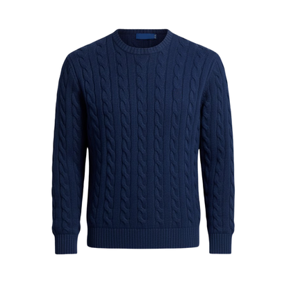 Pure Cashmere Cable-Knit Sweater