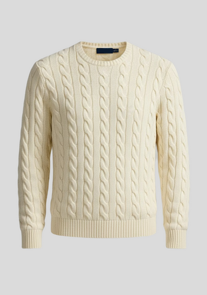 Pure Cashmere Cable-Knit Sweater