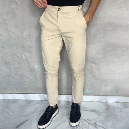 Slim Fit Stretch Pants for Men