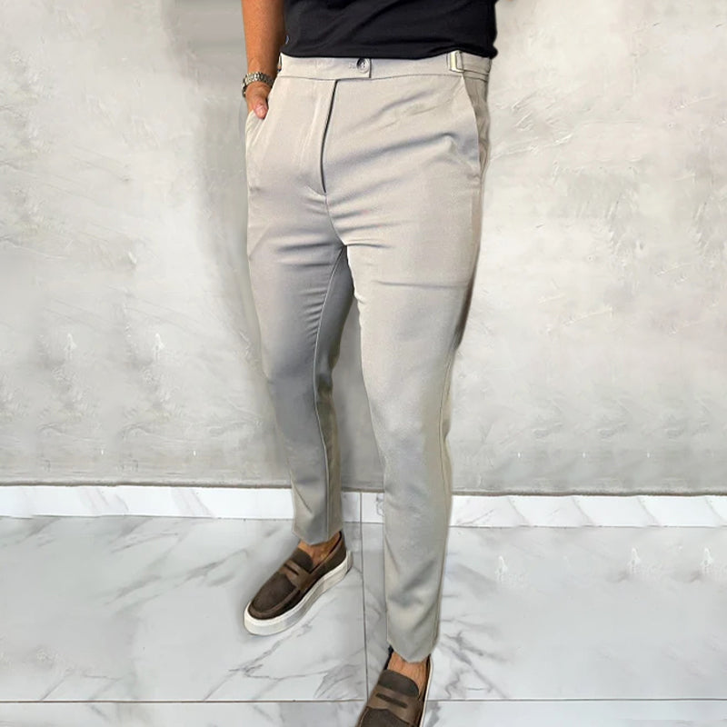 Slim Fit Stretch Pants for Men
