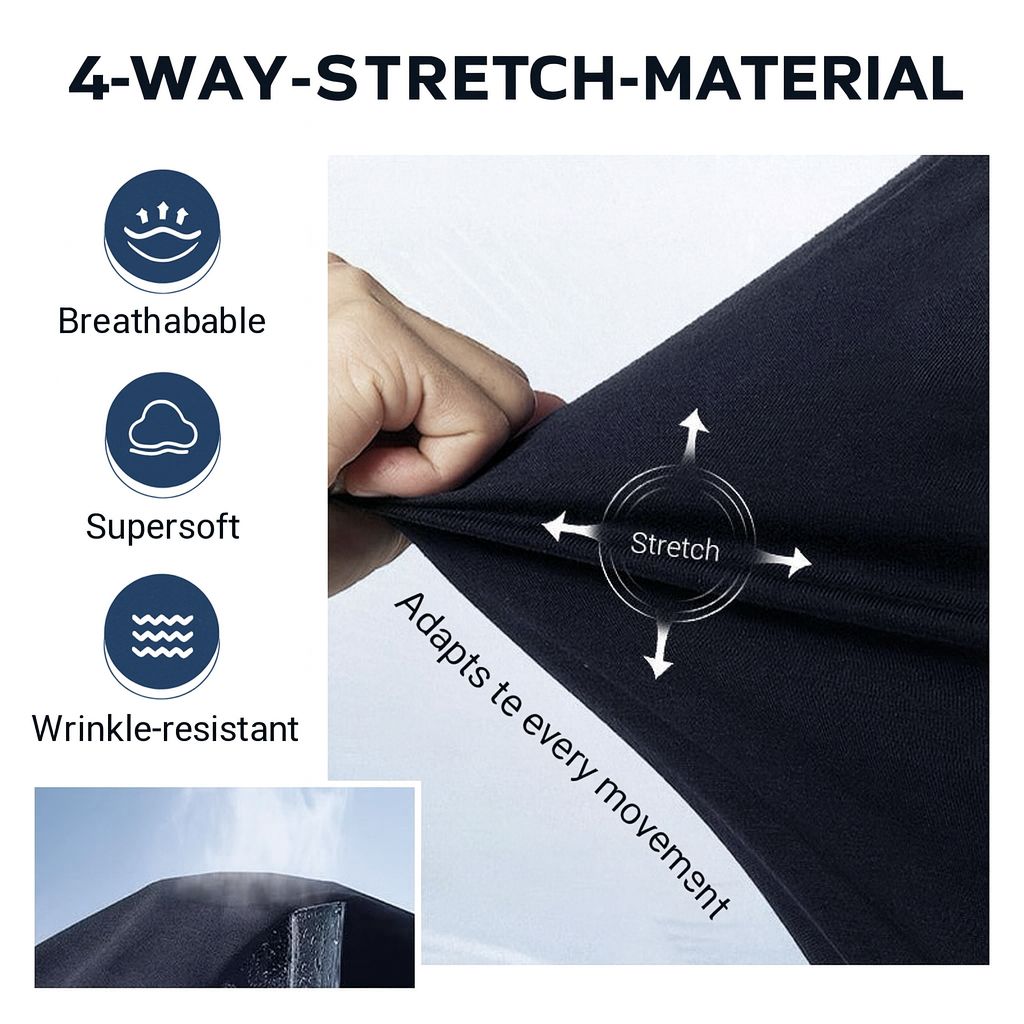 Slim Fit Stretch Pants for Men