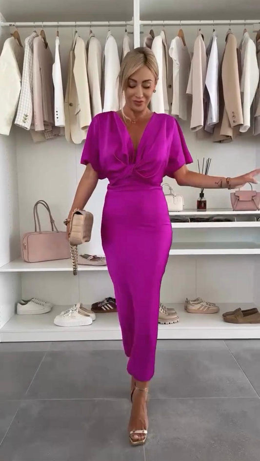 Valeria™ - Satin Dress