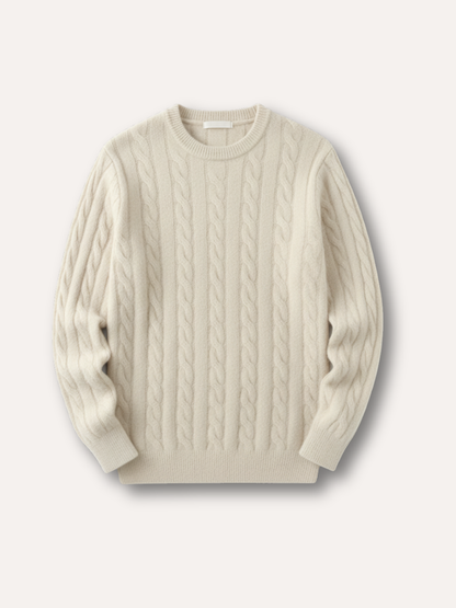 Cashmere Cable-Knit Sweater
