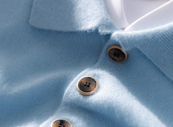 Frank | Cashmere Polo Long Sleeve