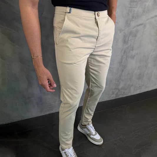 Slim Fit Stretch Pants for Men