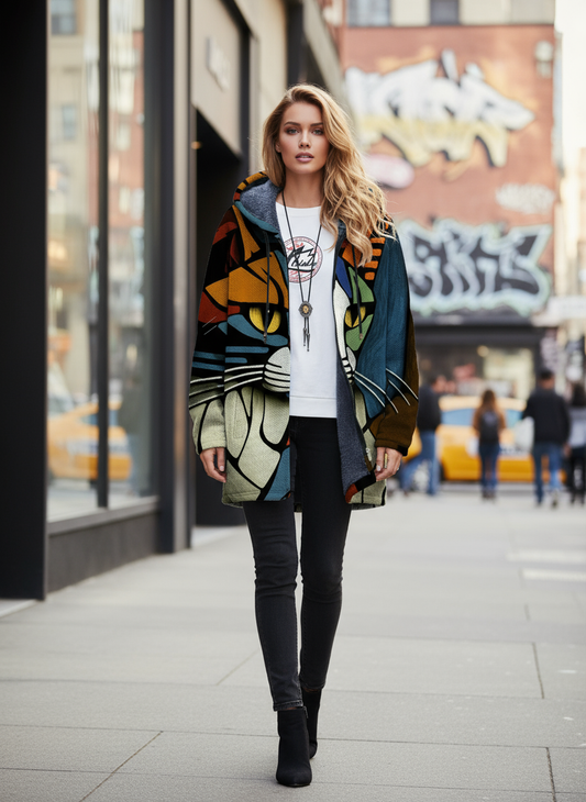 Boho Luxe Coat | inspired by art