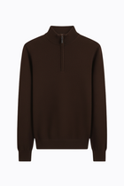 100% Merino Wool Half-Zip Sweater