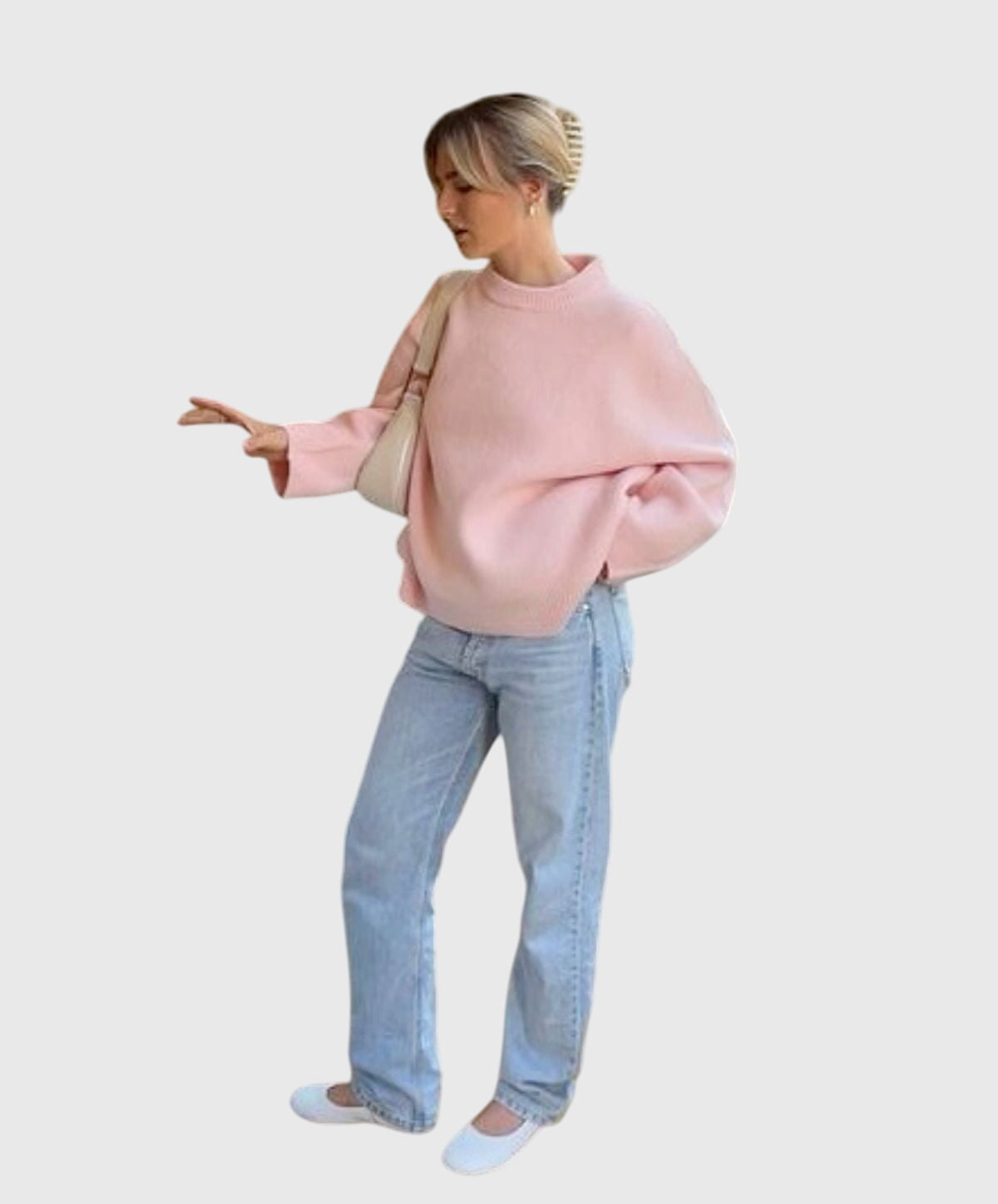 Bailee | Soft Pink Sweater