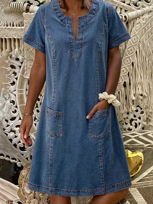 Sofia® | Elegant Denim Dress